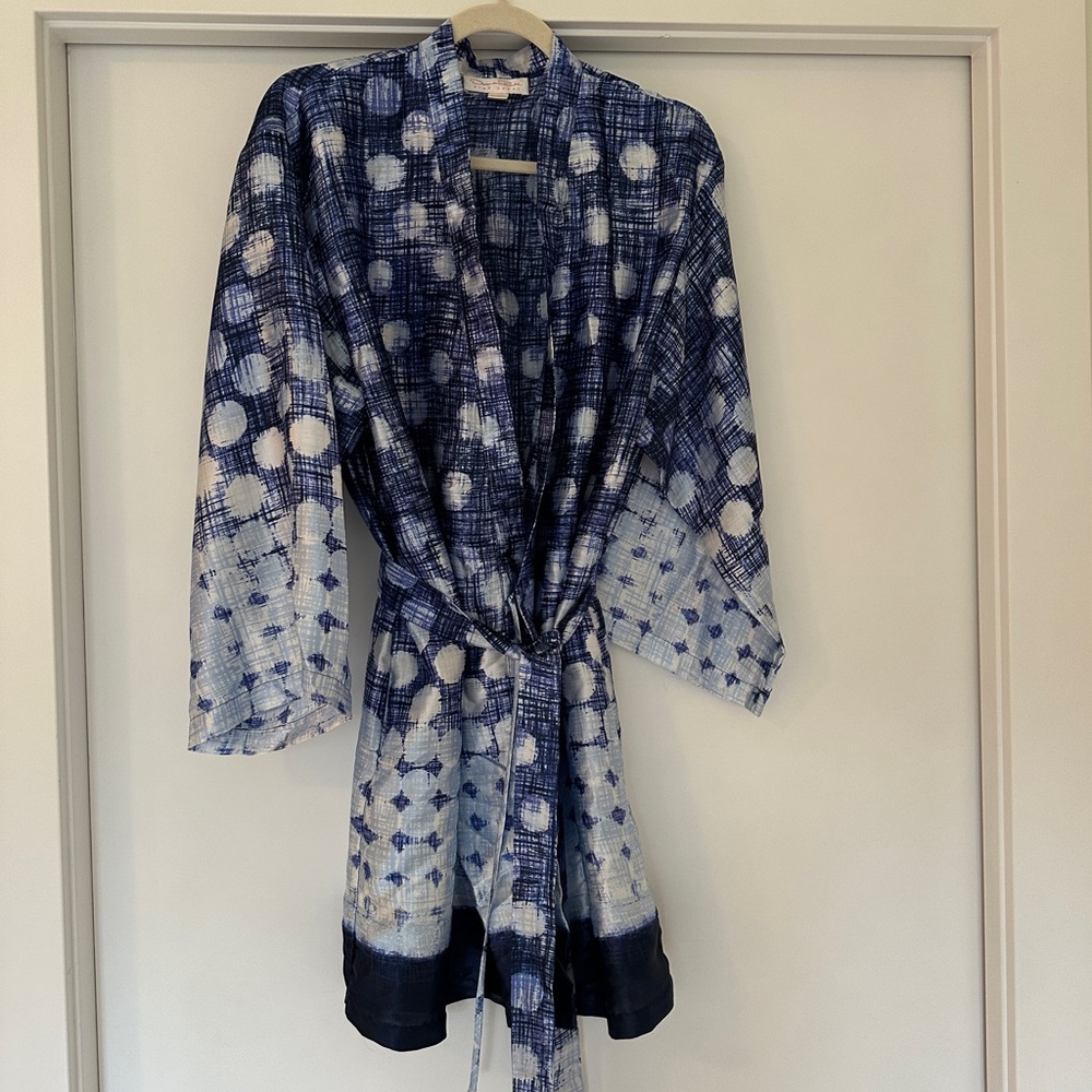 Oscar de la Renta polka dot robe